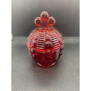 Made for Tiara by Indiana Glass, cadmium. Very rare item.